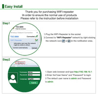 WiFi Repeater & Signal Amplifier – High-Speed Range Extender