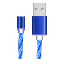 Compatible With Apple, Flowing Light Magnetic Streamer Data Line Cable For