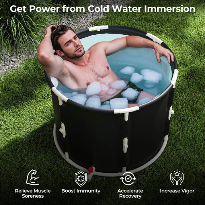250 L Foldable Ice Bath Tub — view 4