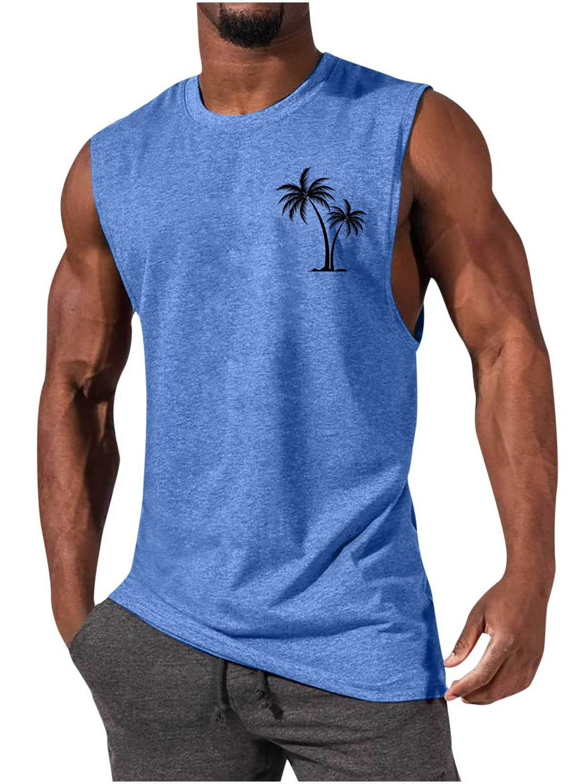 Coconut Tree Beach Tank Top – Summer Casual