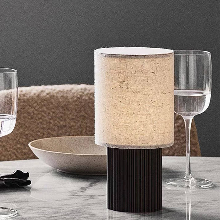 Portable Rechargeable Fabric Table Lamp — view 3