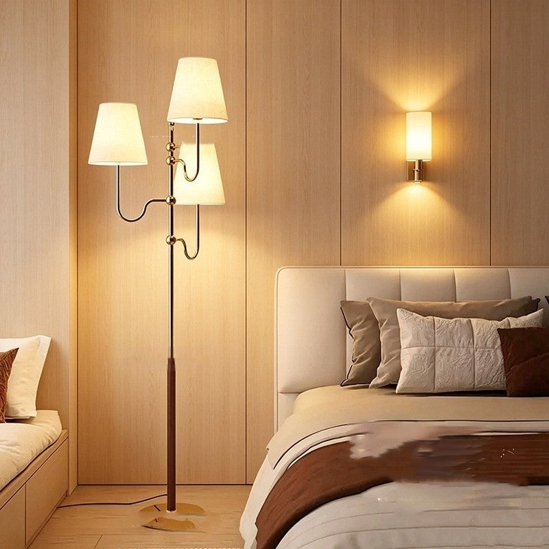 Medieval-style Multi-head Palace-style Floor Lamp