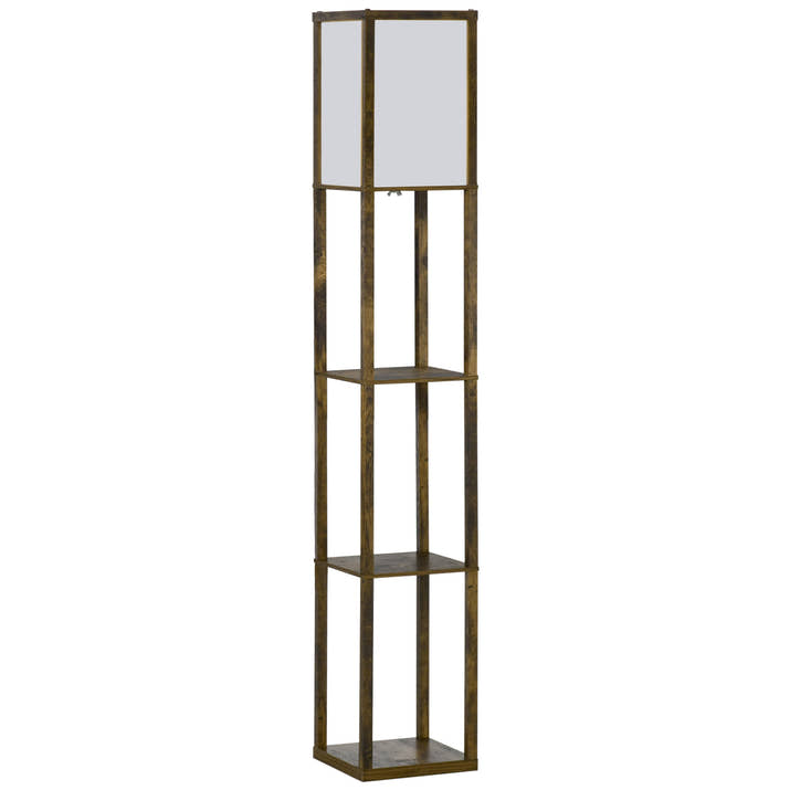 Three-layer Floor Lamp With Storage Rack And Acrylic Lampshade, Suitable For Living Room, Bedroom, Kitchen, Dining Room, Office, Dormitory And Other Places, 160cm, — view 5