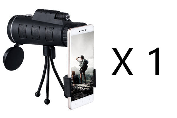 Compatible With Apple, Monocular Telescope Zoom Scope With Compass Phone