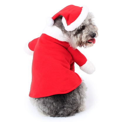 Festive Pet Christmas Standing Costume – Adorable Holiday Outfit for Dogs & Cats