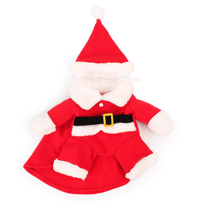 Festive Pet Christmas Standing Costume – Adorable Holiday Outfit for Dogs & Cats