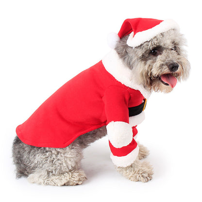 Festive Pet Christmas Standing Costume – Adorable Holiday Outfit for Dogs & Cats