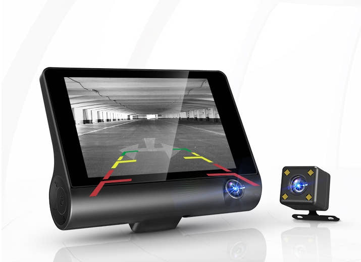 1080P High-Definition Three-Record Driving Recorder