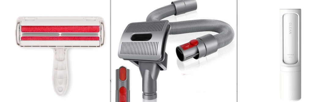 2-in-1 Reusable Pet Hair Remover Roller + Self-Cleaning Brush – Eco Lint Roller for Cat & Dog Fur
