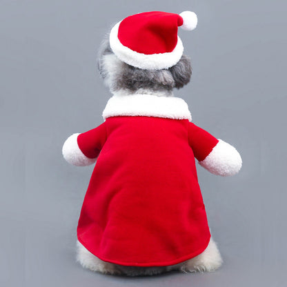 Festive Pet Christmas Standing Costume – Adorable Holiday Outfit for Dogs & Cats