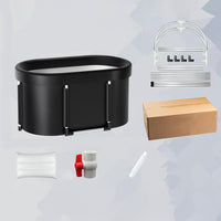 Portable Foldable Ice Bath Tub For Athletes Multiple Layered Portable