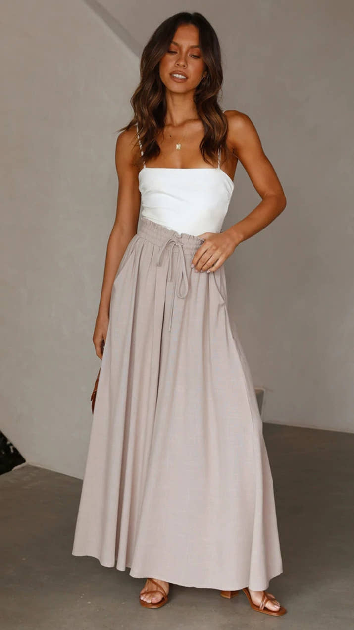 Wide-Leg Lounge Bottoms