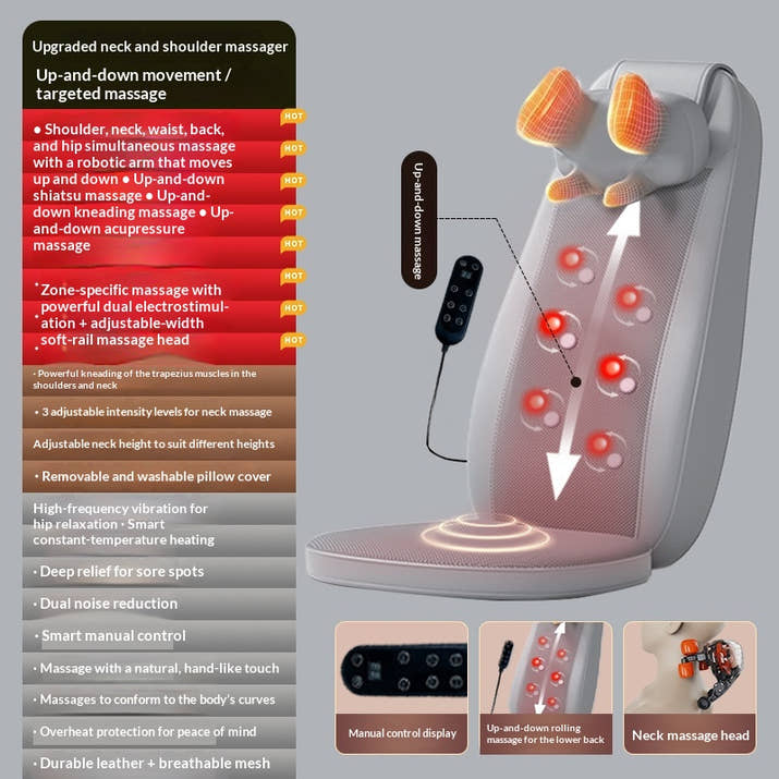 Walking Massage Cushion Neck And Lumbar Massager