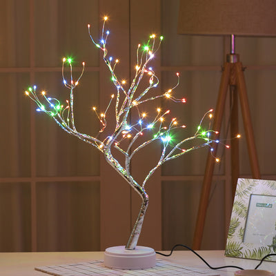 Pearl Star Tree Night Light with Touch Switch
