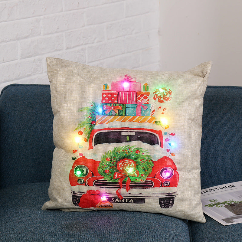 Christmas Pillow LED – Festive Decorative Cushion for Home