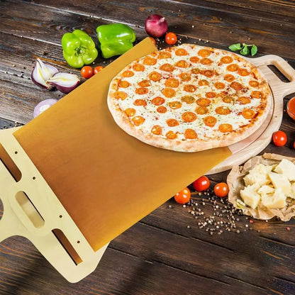 Sliding Pizza Shovel & Non-Stick Cutting Board - Kitchen Baking Tool