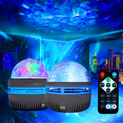 LED Star Projector Night Light Rotating Magic Galaxy Lamp for Bedroom, Party & Stage