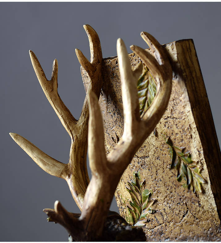 Office Decoration Ornament Antler Bookends — view 3