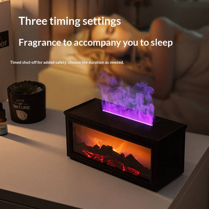 New Fireplace Flame Aroma Diffuser