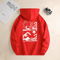 “Stay Positive” Beach Wave Hoodie