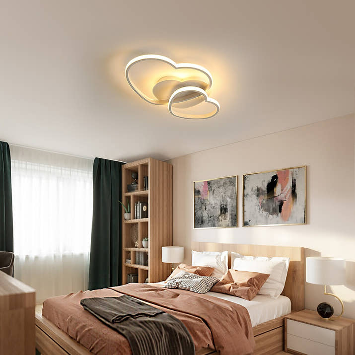 LED Ceiling Light 48W Dimmable With Remote Modern Chandelier Childrens Bedroom — view 6
