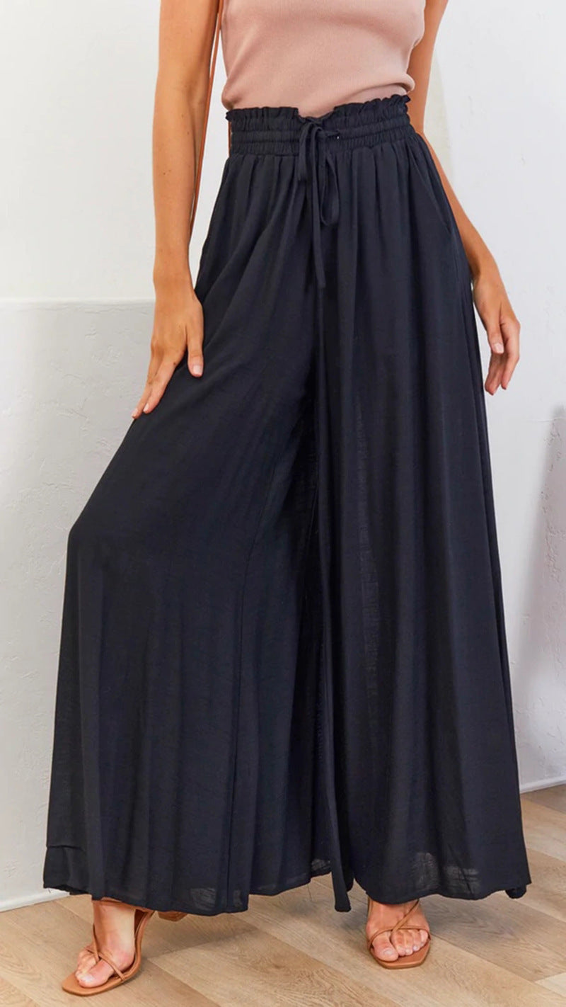 Wide-Leg Lounge Bottoms