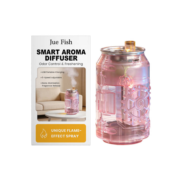 Essential oil, transparent powder type smart aroma diffuser (cans)