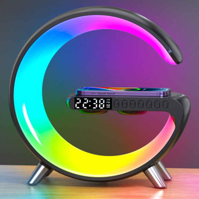 New Intelligent G Shaped Led Lamp Bluetooth Speake Wireless Charger