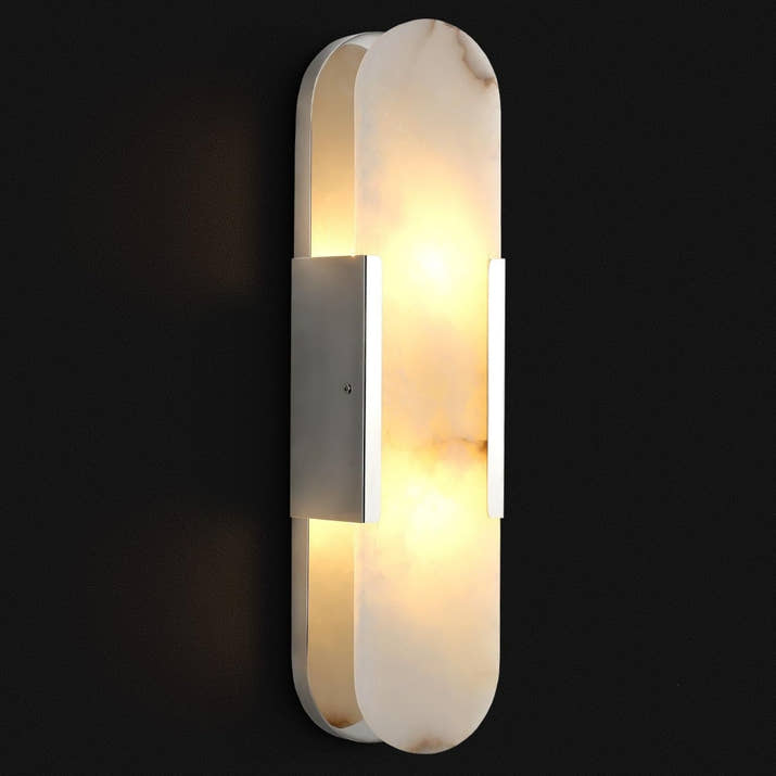 Postmodern Spanish Marble Wall Lamp, Light Luxury Hotel Bedroom, Living Room, Study, Bathroom Cabinet, Mirror, Hallway, Entrance Light — view 3