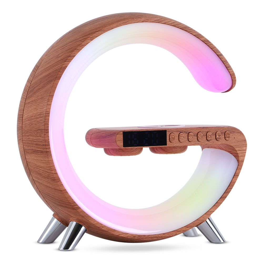 New Intelligent G Shaped Led Lamp Bluetooth Speake Wireless Charger