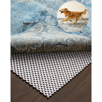 Non Slip Rug Pad Gripper For Hardwood Floors, Strong Anti Slip And Skid Mat, Keep Rugs Safe And In Place For Tile, Carpet Liner Grippers Under Area Rugs, 2x3 Ft Pads