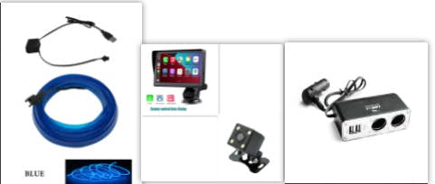 8.8″ IPS Portable Smart Screen – Wireless CarPlay & Android Auto Touch Display, GPS Navigation