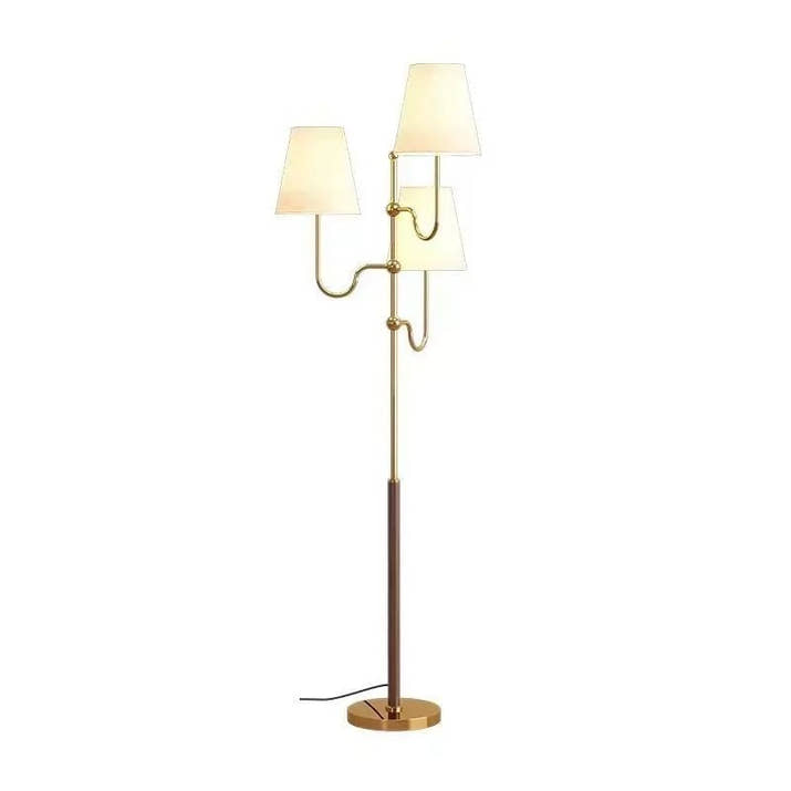 Medieval-style Multi-head Palace-style Floor Lamp — view 3