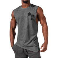 Coconut Tree Beach Tank Top – Summer Casual
