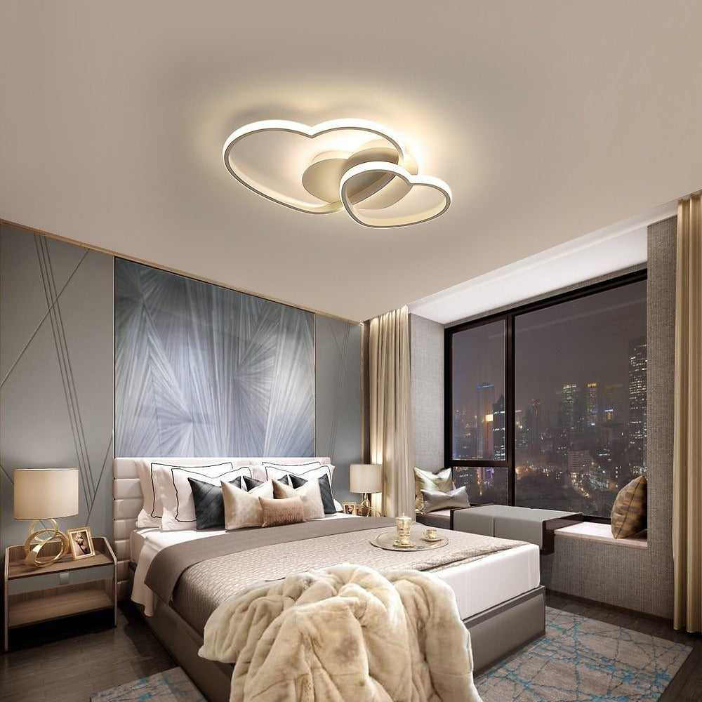 LED Ceiling Light 48W Dimmable With Remote Modern Chandelier Childrens Bedroom — view 4