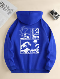 “Stay Positive” Beach Wave Hoodie