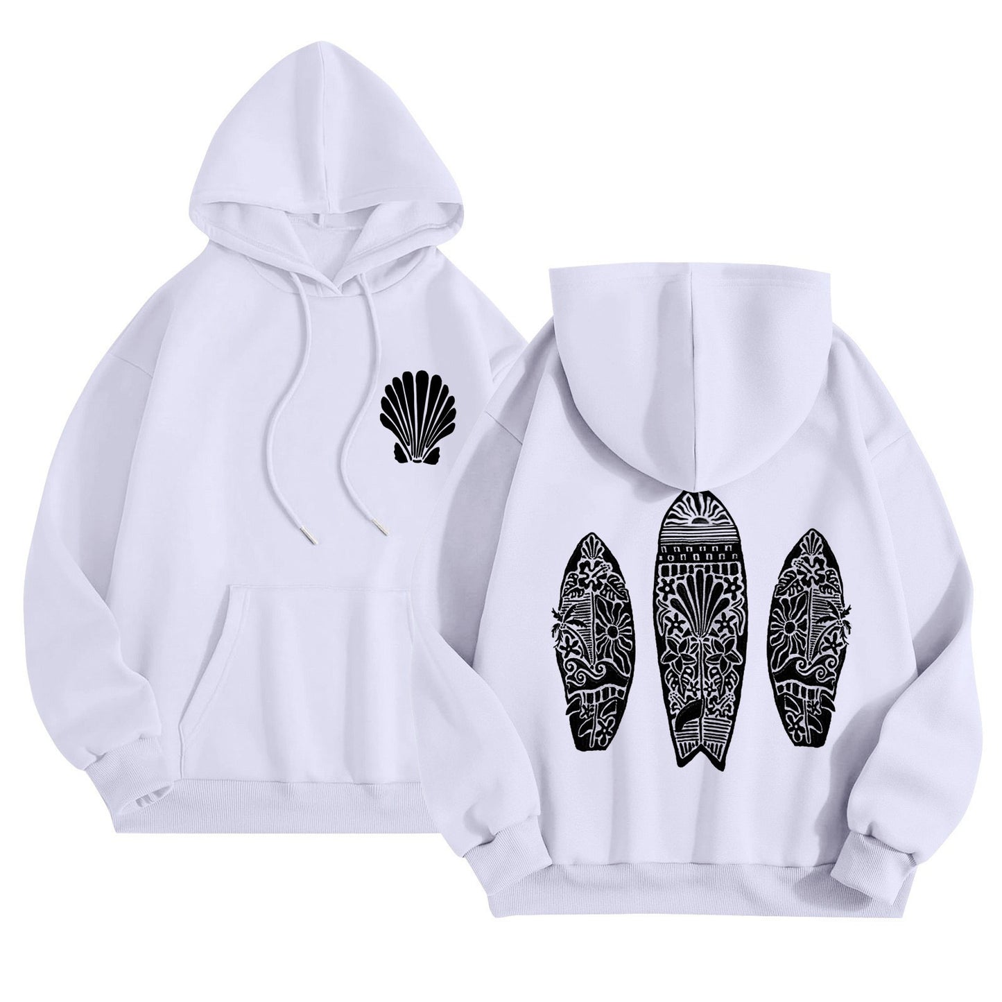 Seashell "Beach Vibes" Hoodie
