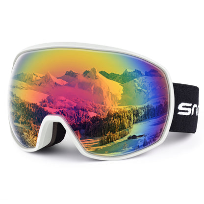 Double-Layer Anti-Fog Ski Goggles – Snow Goggles for Men & Women, Myopia-Compatible