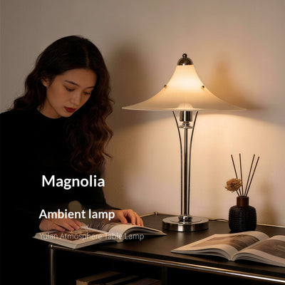 French Vintage Style Table Lamp Eye-caring LED Light for Bedroom Bedside Living