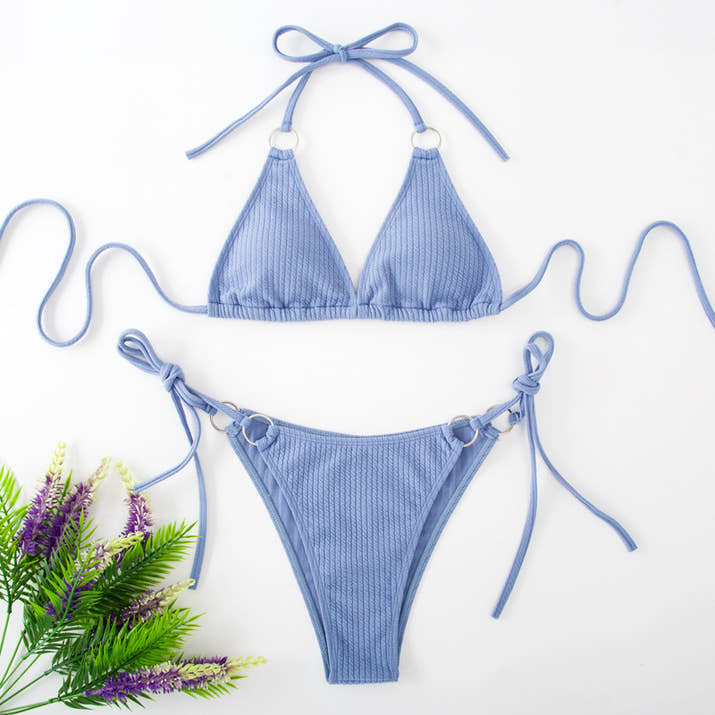 Side-Tie Thong Bikini Set