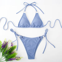 Side-Tie Thong Bikini Set