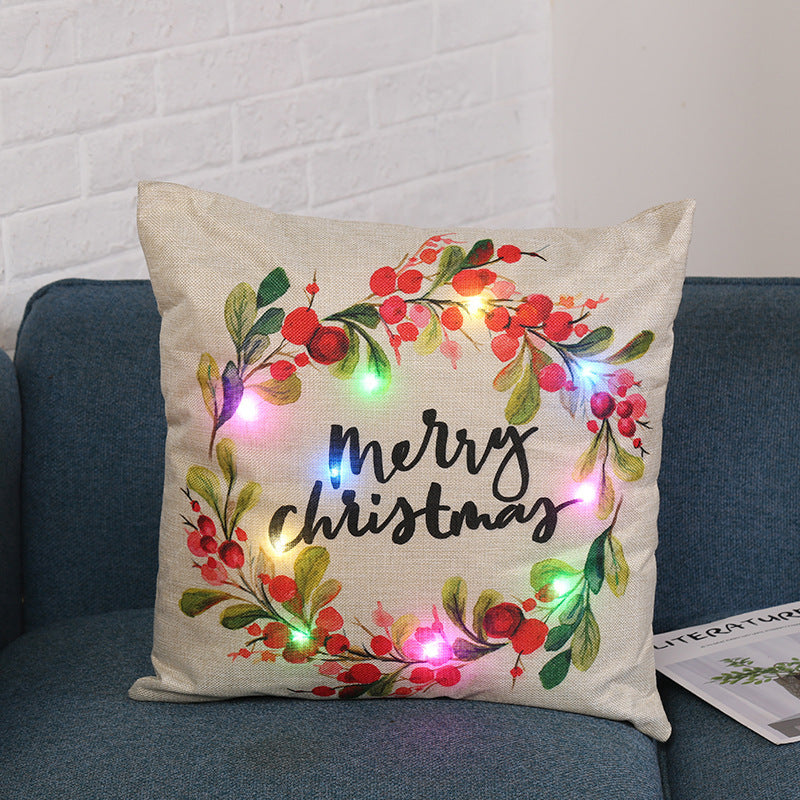 Christmas Pillow LED – Festive Decorative Cushion for Home