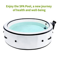 Large hot tub for 4 to 6 People, Portable Outdoor spa with 150 airjets and 1 Thermal Cover Massage hot tub for Patio Garden and Outdoors — view 5