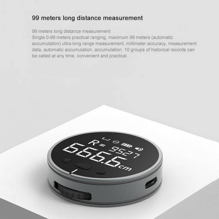 Distance Measuring Instrument Electronic Measuring Ruler Tape Measure High