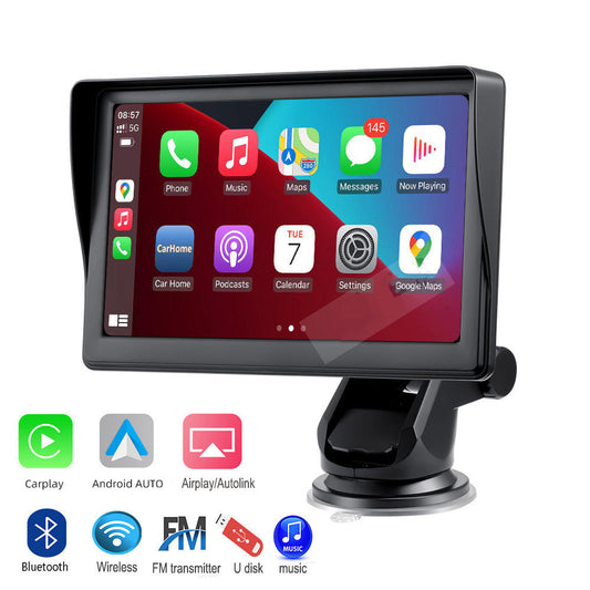 8.8″ IPS Portable Smart Screen – Wireless CarPlay & Android Auto Touch Display, GPS Navigation