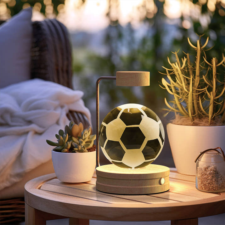Crystal Ball Cosmic Dinosaur Indoor Night Light Usb Power Warm Bedside