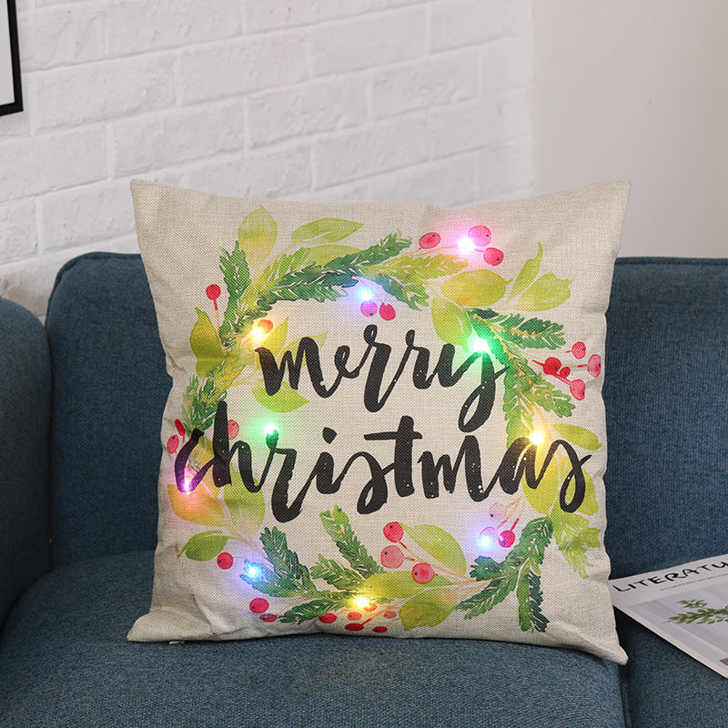 Christmas Pillow LED – Festive Decorative Cushion for Home