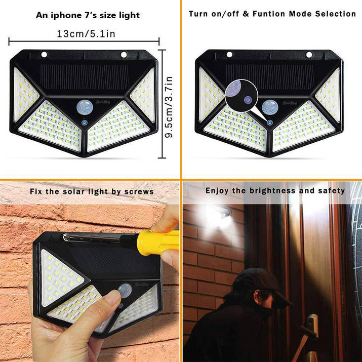 Led Solar Wall Light