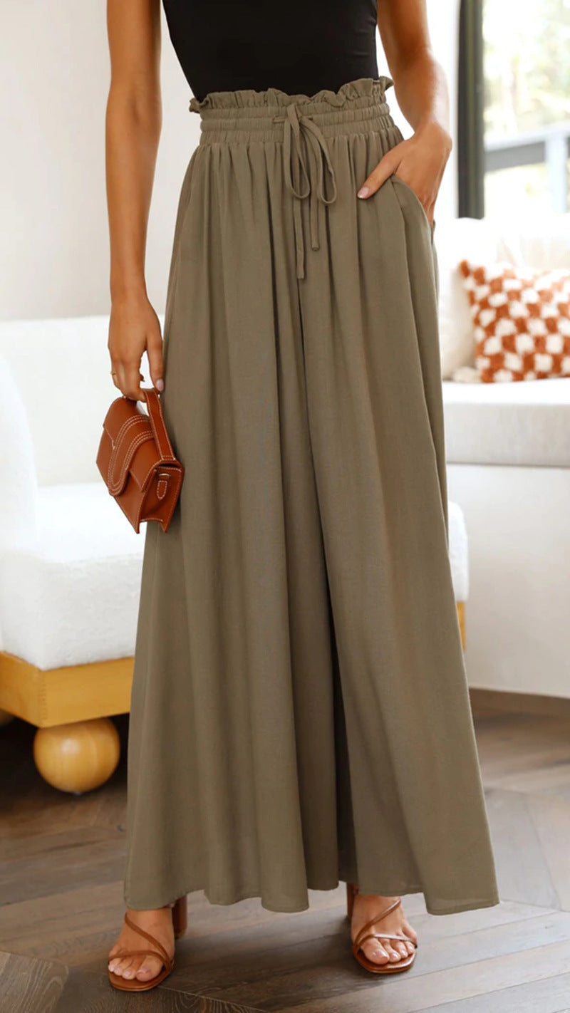 Wide-Leg Lounge Bottoms