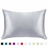 Pillowcase Satin Solid Color Simulation Silk Single Pillowcase Ice Silk